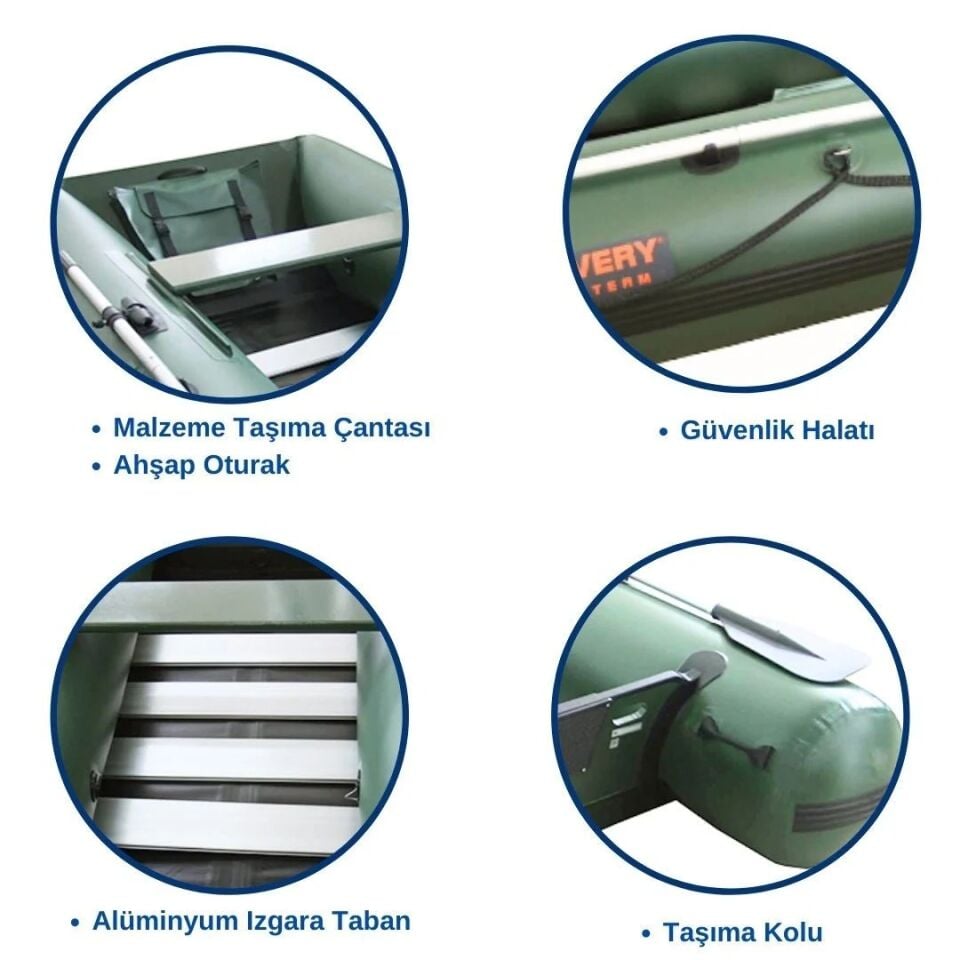 Discovery Şişme Bot MF249  Yeşil