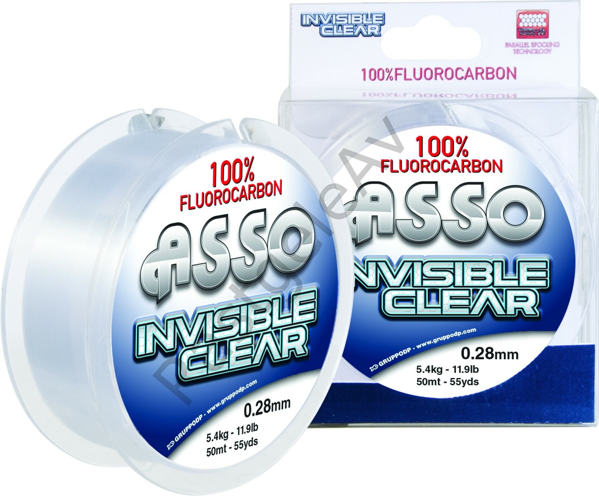 Asso Invisible Clear Paralel %100 Fluoro Carbon Misina 50mt