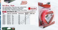 Lineaeffe Japon Braid Red 500 mt 4 Örgü İp 0.30 mm