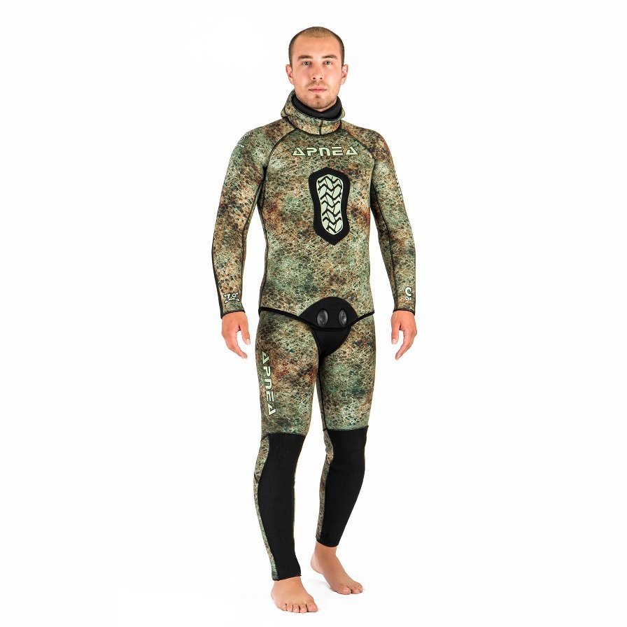 Apnea Evolution Octopus Green Camo Elbise 3mm
