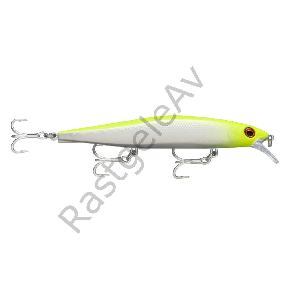 Rapala Precision Xtreme Mavrik Saltwater Sert Balık SILVER FLUORESCENT CHART - 110CM