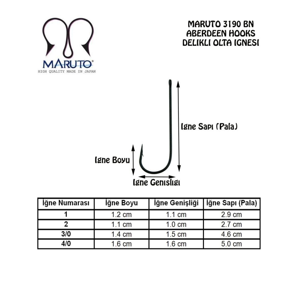 Maruto 3190 Bn İğne (100) Blister