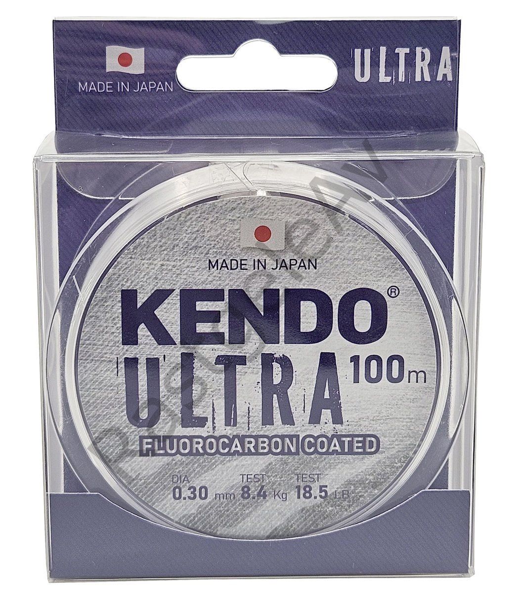 Kendo Ultra Fluorocarbon Coated 100m White Misina 0.20mm