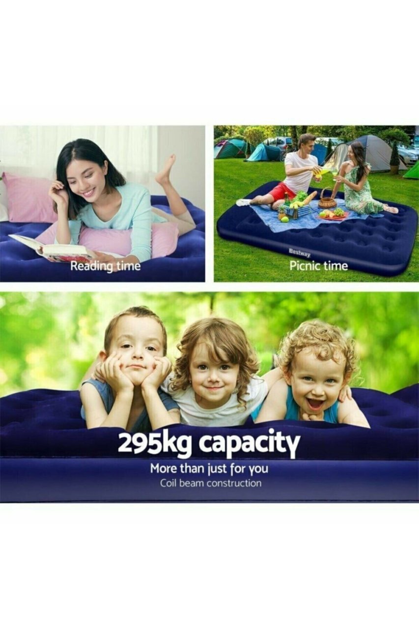 Bestway Pavillo 67226 Queen 203*152*28cm Pompalı Şişme Yatak
