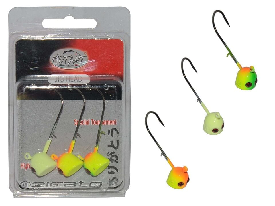 Mutant 6413 Jig Head Moite 3lü Mix Set Tırnaklı Jig Head