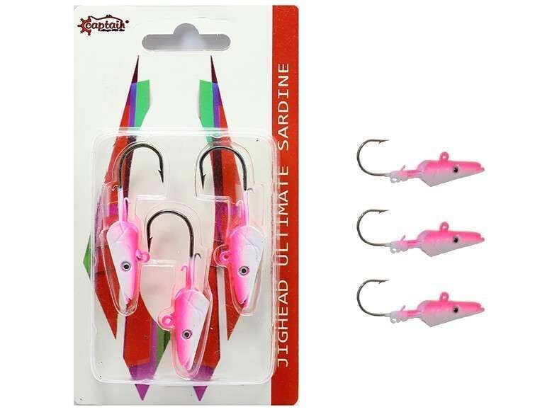 Captain 6457 Jig Head 15gr Ultimate Sardine 3lü Set