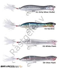 Savage gear Panic Prey 19,5 cm 83 gr Suni Yem 01-Dirty Silver Mullet