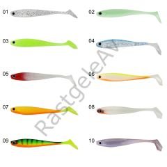 Captain 3587 Dagi Duck Shad 9cm 7gr Levrek Silikonu 5'li Paket Suni Yem