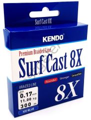 Kendo Surf Cast 8X Fighting 300 mt Örgü İp ( ICE BLUE) 0,13mm