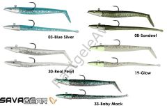 Savage gear Sandeel And Slug 10 cm 10 gr 4+2 Adet 19-Glow