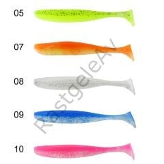 Captain 3075 Shad Tail Soft 10cm Levrek Silikonu 5li Paket Suni Yem