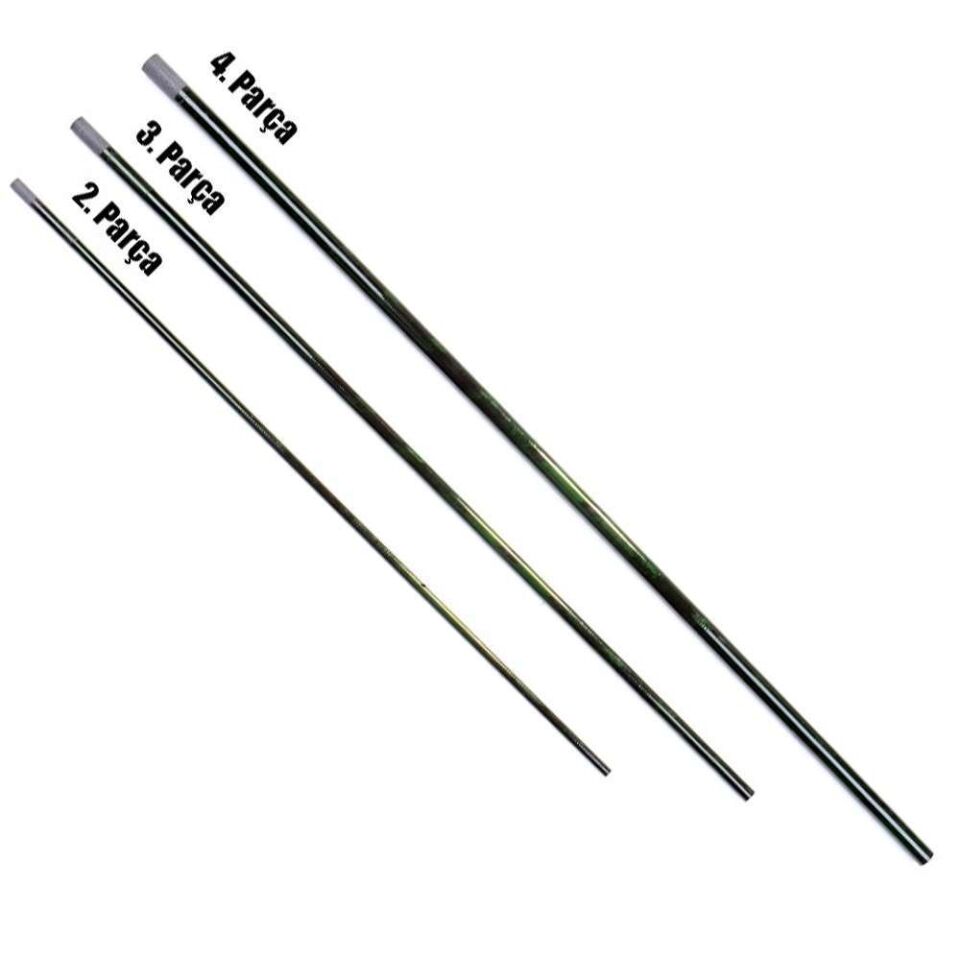 Captain 1500 Camelon Teleskobik Kamış Yedek Parça 350cm Standart - 4.PARÇA