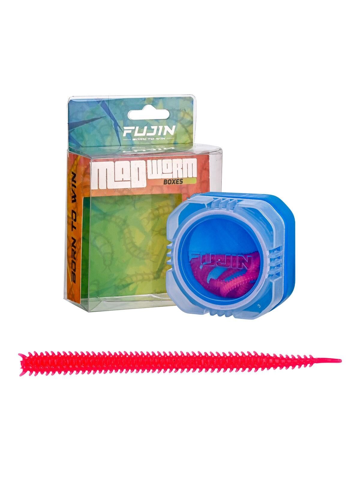Fujin Mad Worm 9cm LRF Silikonu PINK GLOW