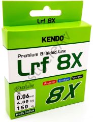 Kendo Lrf 8X Fighting 150 mt mm Örgü ip (Moss Green) 0,10 mm