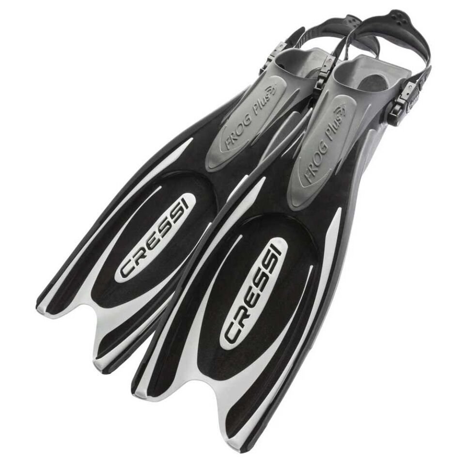 Cressi Frog Plus Dalış Paleti BLACK-SILVER - NO:35-38