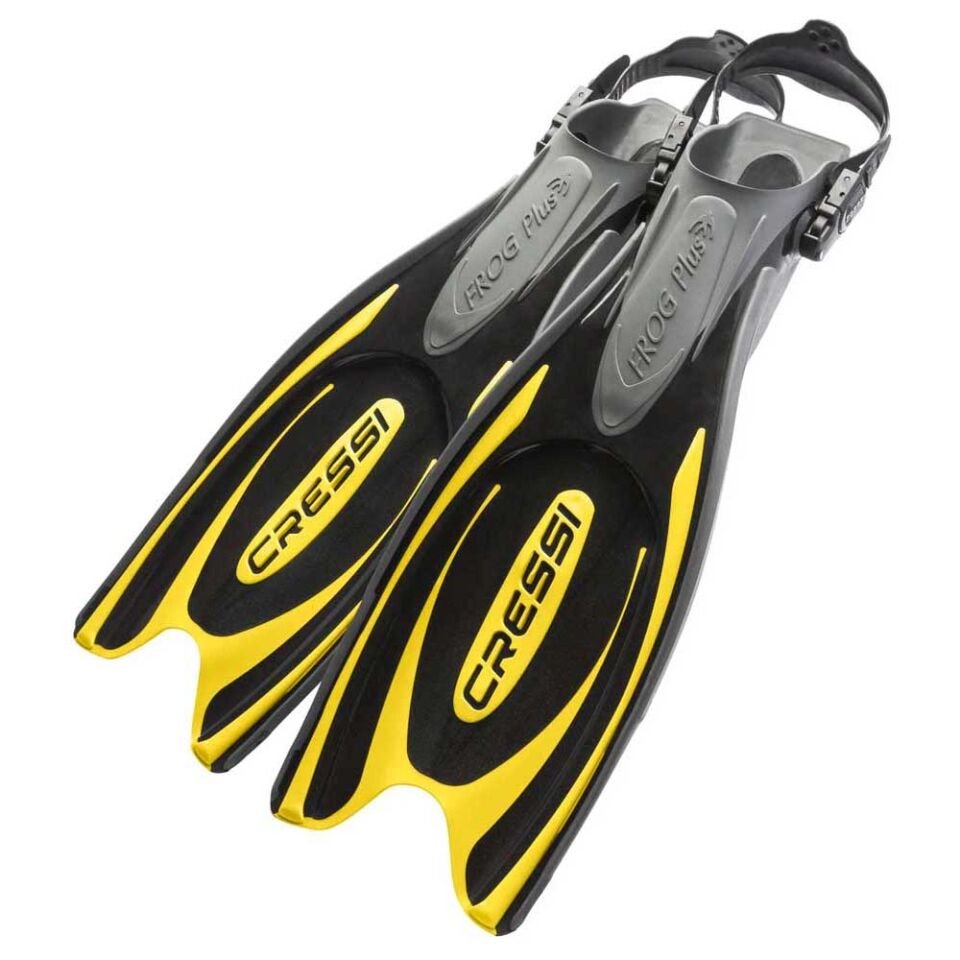 Cressi Frog Plus Dalış Paleti BLACK-YELLOW - NO:44-47
