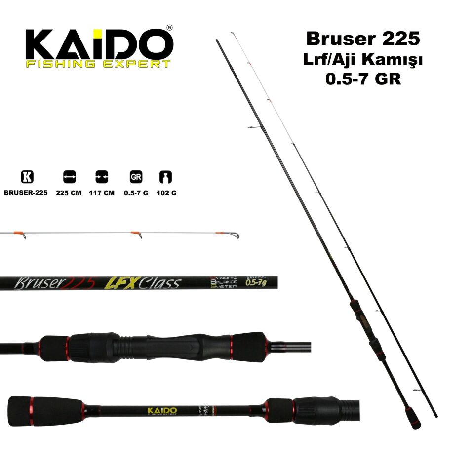 Bruser 225 Cm 0.5-7 Gr Lrf Kamışı