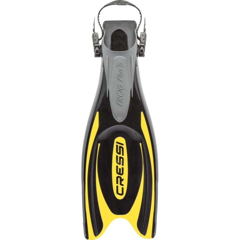 Cressi Frog Plus Dalış Paleti BLACK-YELLOW - NO:41-44