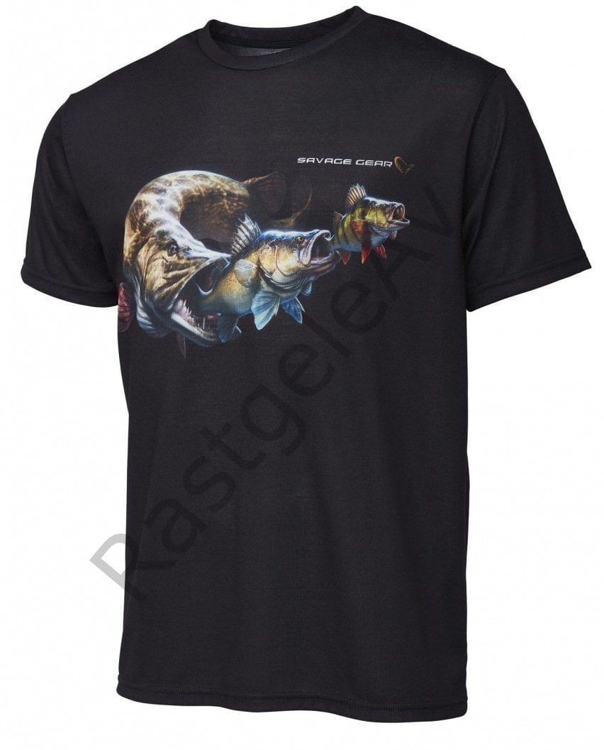 Savage Gear Cannibal T-Shirt Black S