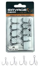 Savage Gear SGY 2X Trebles 8 Adet İğne #4