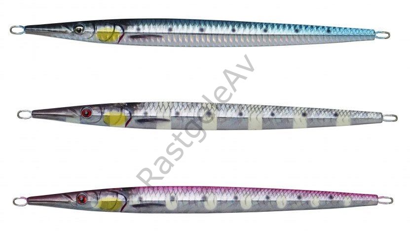 Savage gear 3D Needle Jig 150 gr 23 cm Suni Yem Glow Zebra