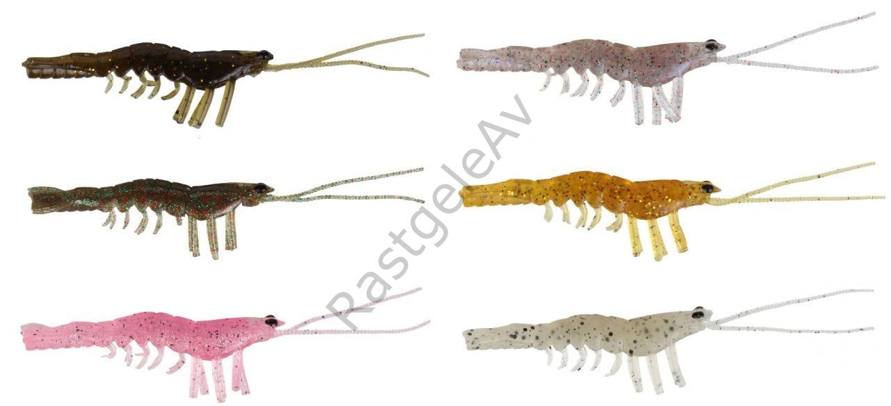 Savage gear LB Manic Shrimp 10 cm 4 Adet Suni Yem Krill Pink