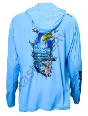 BKK Long Sleeve Casual Shirt Light Blue XXL