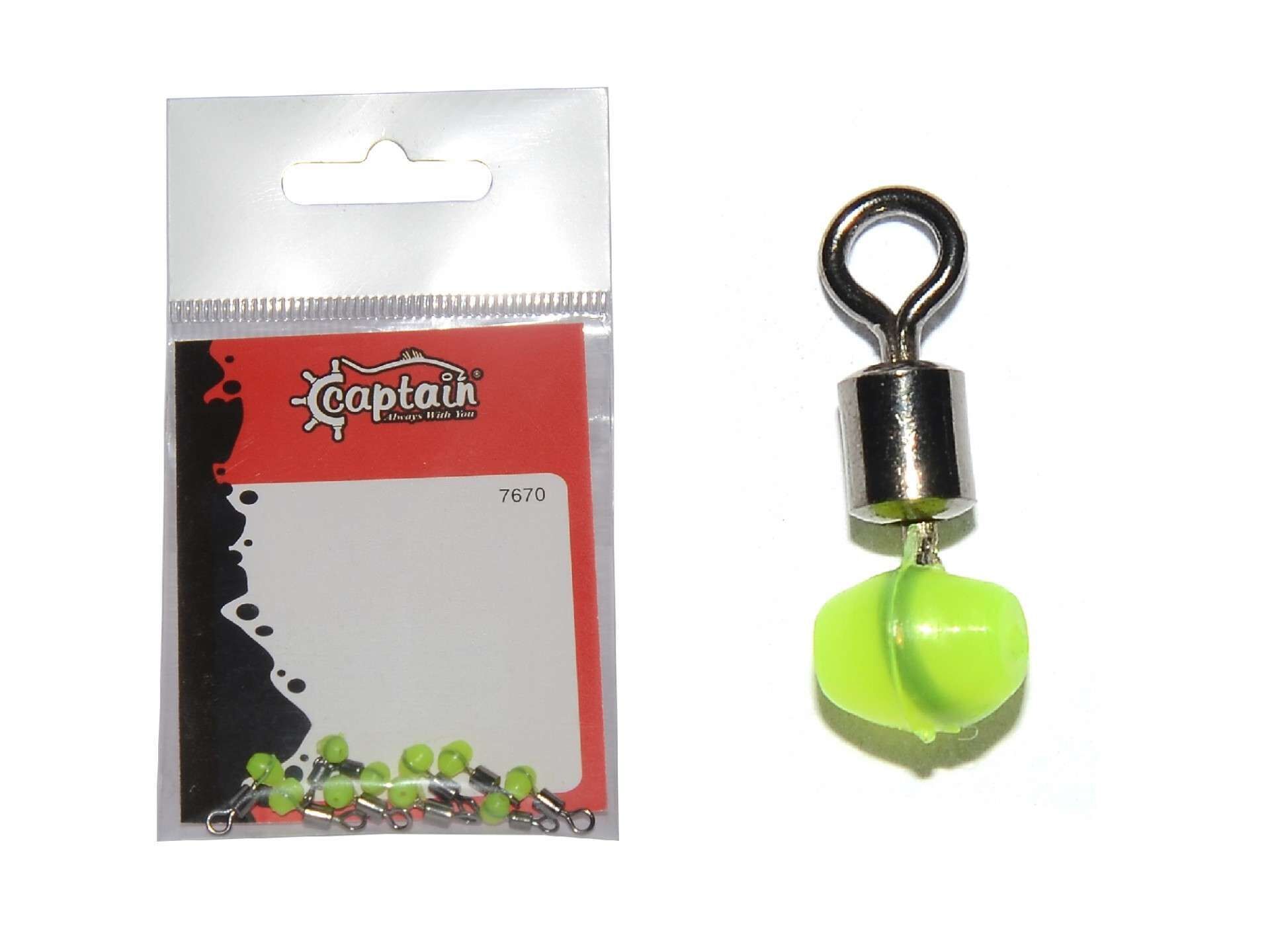 Captain Tek Boncuklu Hazır Takım Fırdöndüsü 10lu Paket Standart - 5 MM