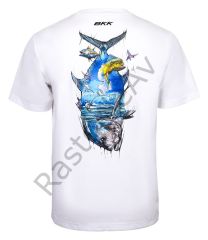 BKK Short Sleeve Casual Shirt White Tişört XL