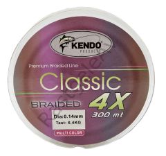Kendo Classic 4X 300m Multicolor Örgü İp 0.16mm