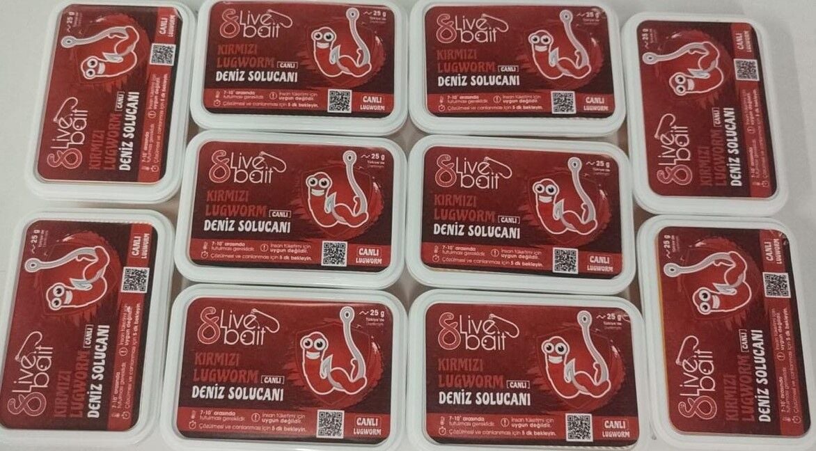 8Live Bait Canlı Kırmızı Çin Kurdu 3 paket