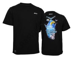 BKK Short Sleeve Casual Shirt Black Tişört S