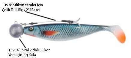 Balzer 13934 Spiral Vidalı Silikon Yem İçin Jig Kafa Standart - 250 GR
