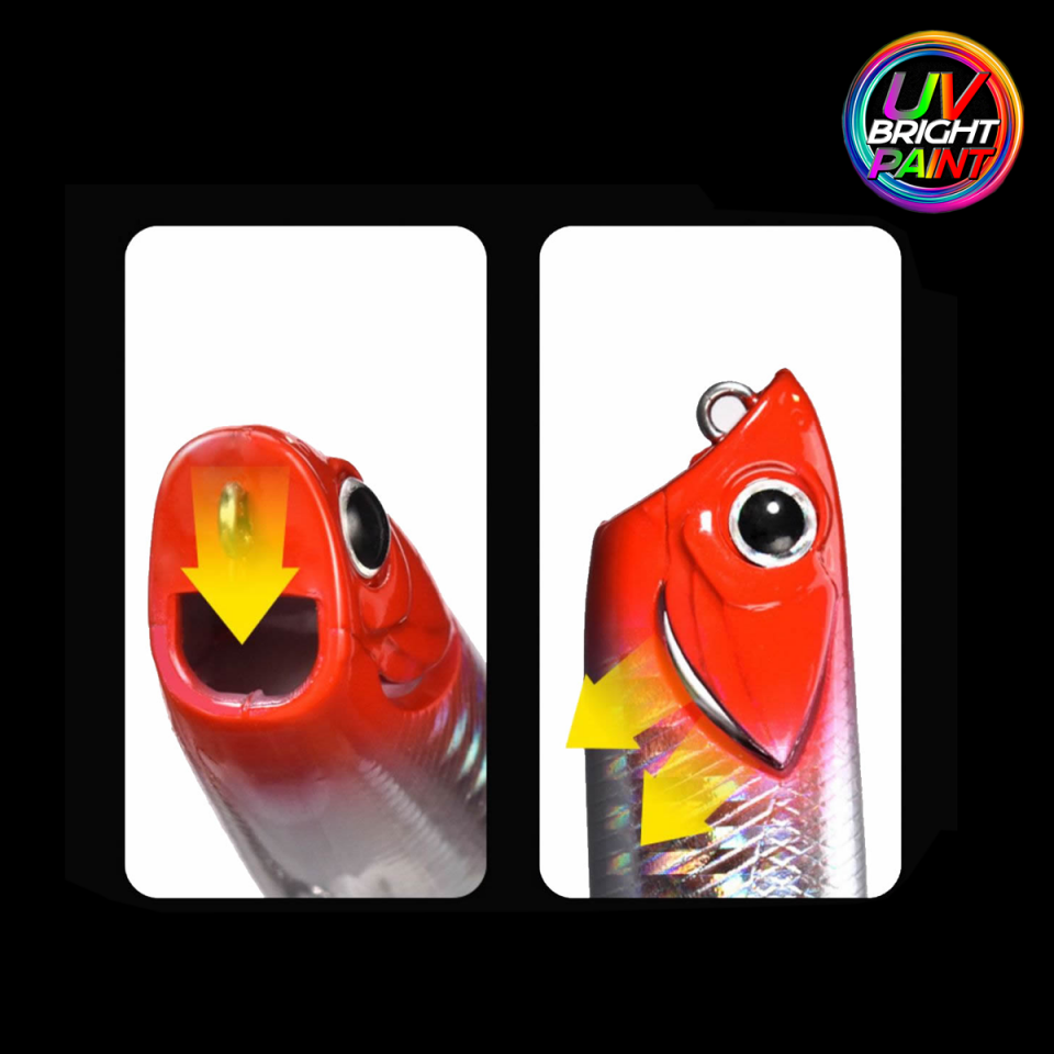 Vatis Popper 10Mm 15Gr Su Üstü Maket Balık