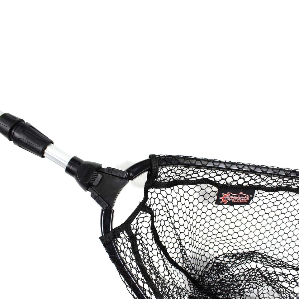 Captain 6795 Kepçe Teleskopik 200cm Alüminyum Saplı 50x48cm İp File Tor