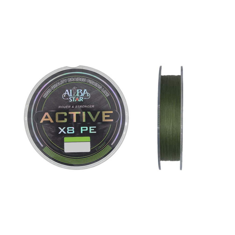 Albastar Active 8x İp Misina L.GREEN - 0.14MM - 300M - 16.6KG