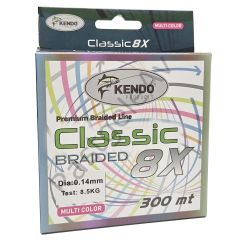 Kendo Classic 8X 300m Multicolor Örgü İp 0.20mm