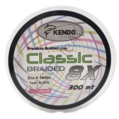Kendo Classic 8X 300m Multicolor Örgü İp 0.20mm