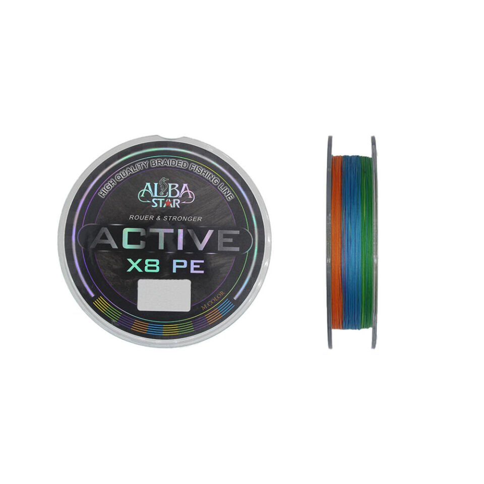 Albastar Active 8x İp Misina MULTICOLOR - 0.24MM - 300M - 20.6KG