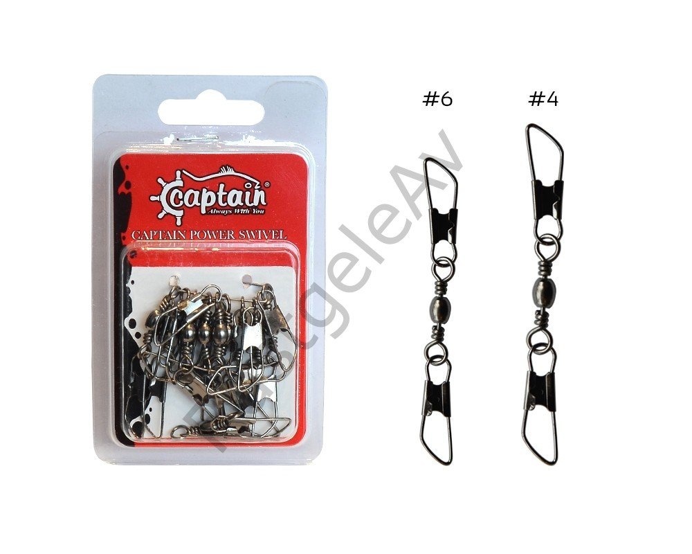 Captain 5030 Çift Yönlü Klips 10'lu Paket Black Nikel