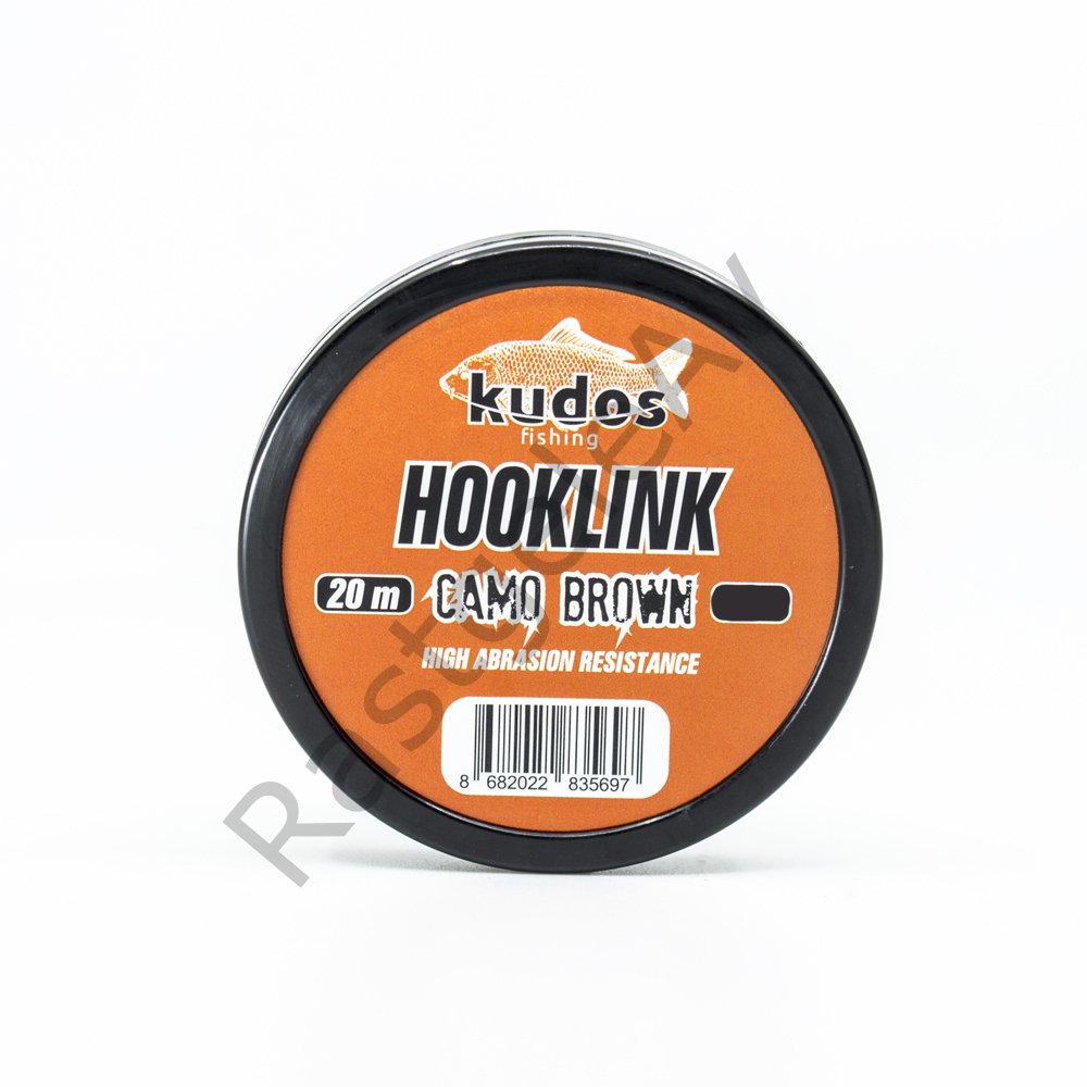 Kudos Hooklink Camo Brown 20m 35 Lb.