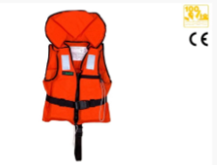 MARTEK VEST-100 Can Yeleği (Yelek tipi, 70-90kg-L, +90 kg-XL) CE Turuncu L