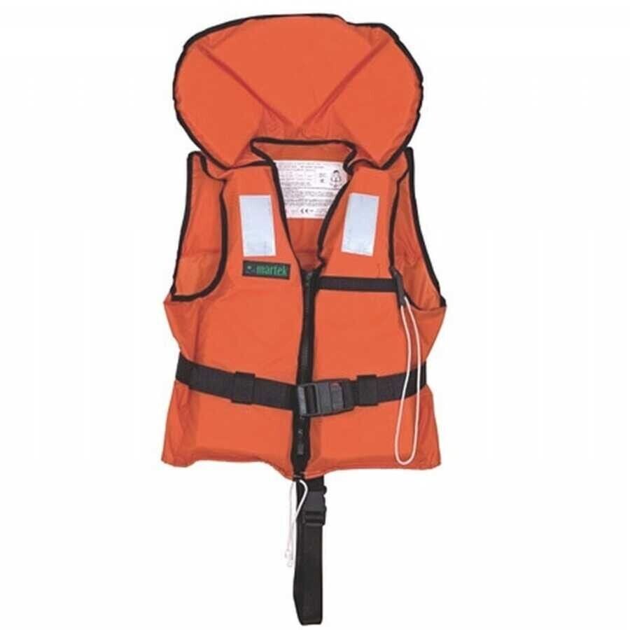 MARTEK VEST-100 Can Yeleği (Yelek tipi, 70-90kg-L, +90 kg-XL) CE Turuncu L