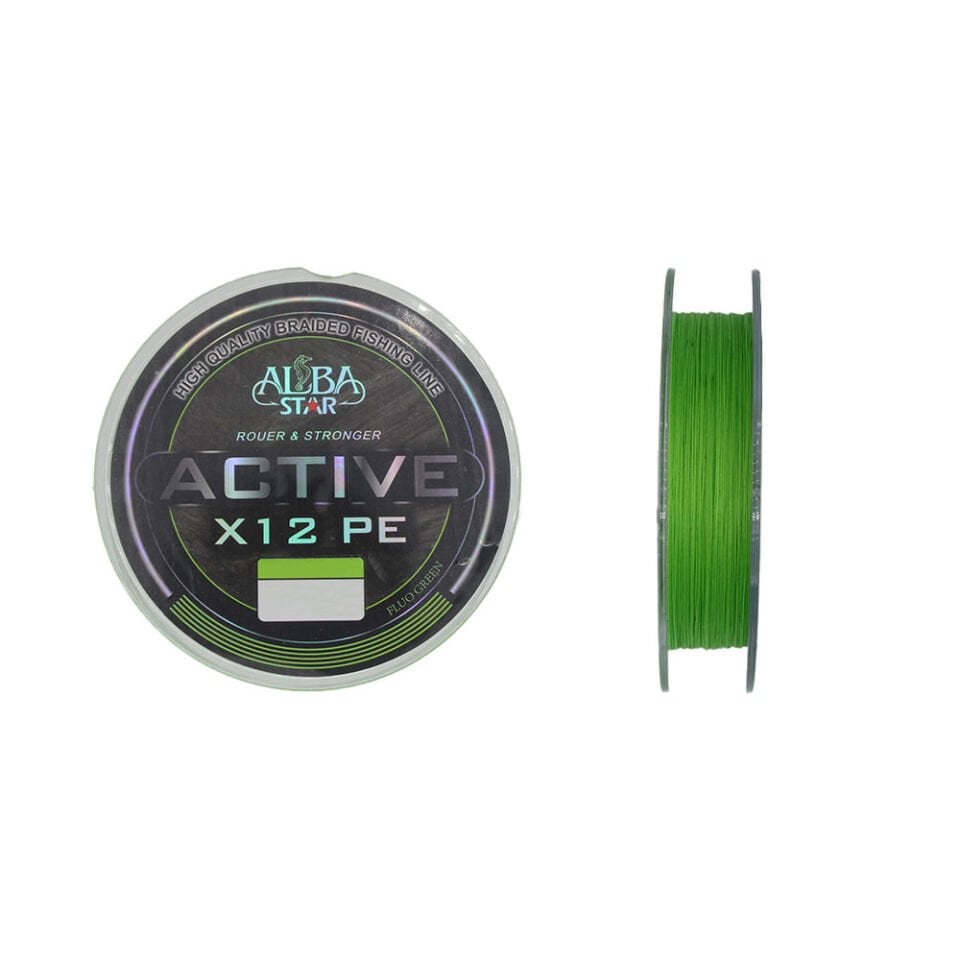 Albastar Active 12x İp Misina F.GREEN - 0.21MM - 150M - 12.2KG
