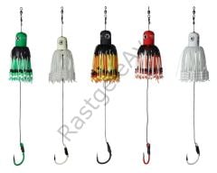 MADCAT A-Static Adjustable Clonk Teaser 33cm 10/0 150gr Sahte Balık Glow In The Dark