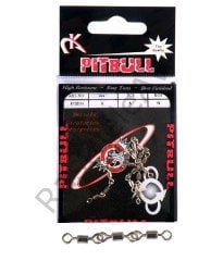 Pitbull 5100 3 Zincir Fırdöndü 5'li Paket Nikel