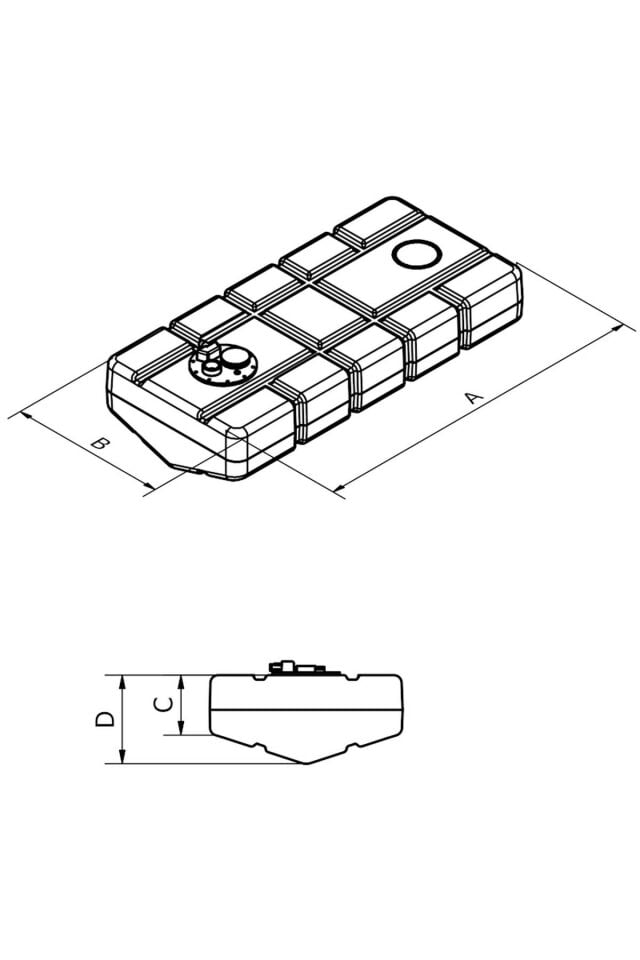 CAN SU VE YAKIT TANKI 57 LİTRE