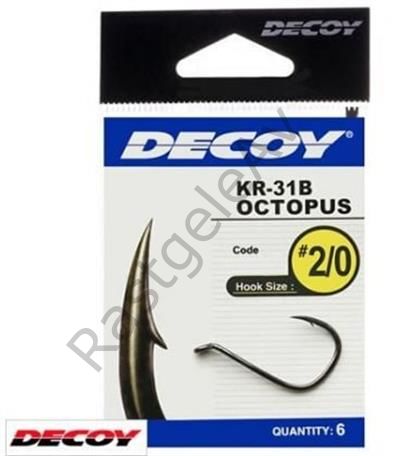 DECOY KR-31B Octopus Black Nickel Olta İğnesi