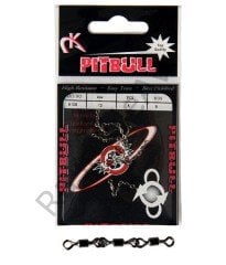 Pitbull 5105 3 Zincir Fırdöndü 5'li Paket Black Nikel