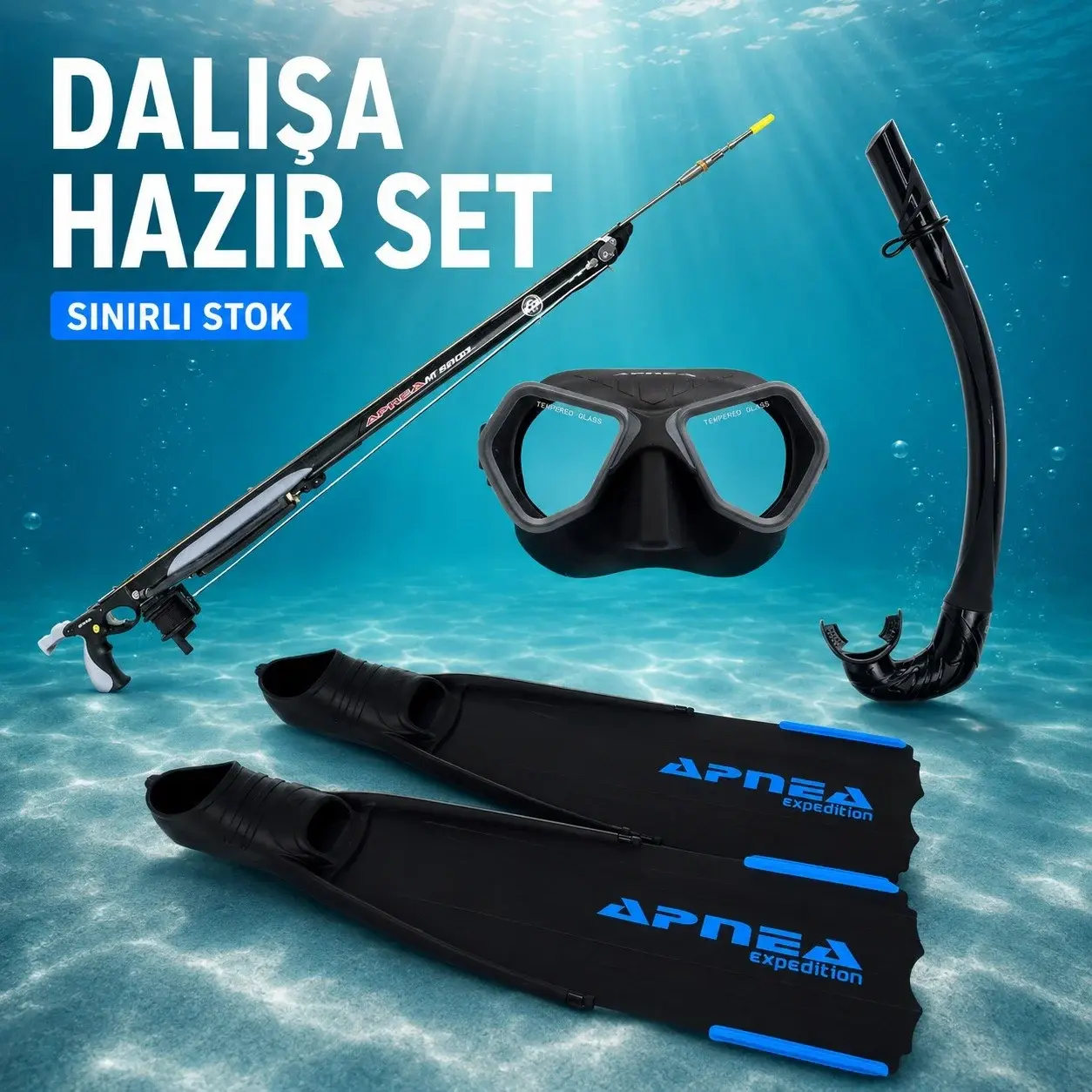 Apnea Dalışa Hazır Set